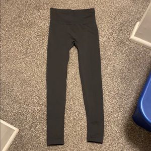 Fashion Nova Dark Grey Fleece Leggings